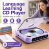 Portable CD Player with Bluetooth and A-B Repeat